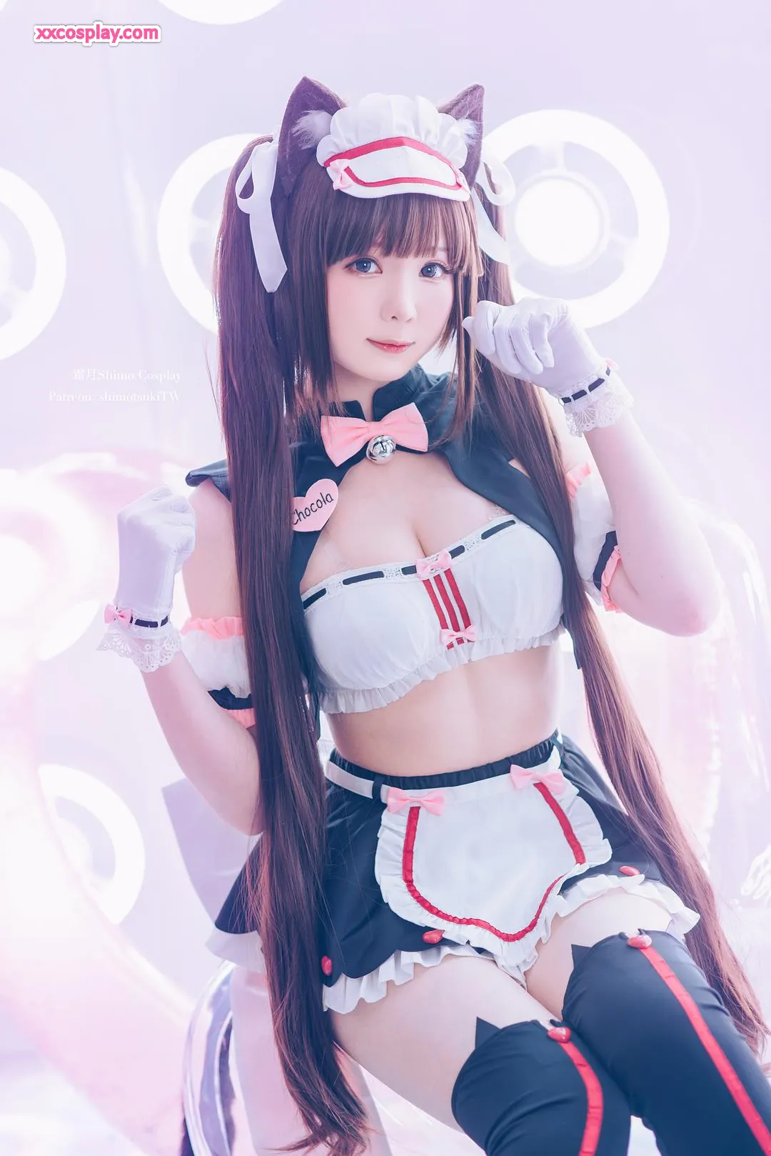 Shimo as Chocola: NEKOPARA Chocolate Racing Suit